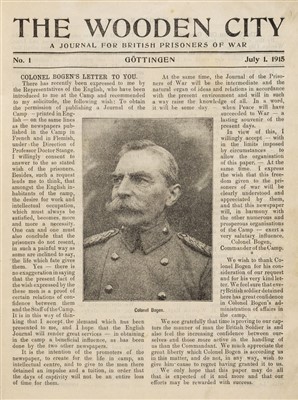 Lot 333 - Ruhleben and P.O.W. Camps. The Wooden City, A Journal for British Prisoners of War
