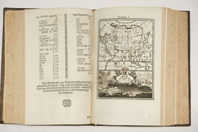 Lot 9 - Mallet (Allain Manesson). Beschreibung des gantzen Welt-Kreisses, 1st edition in German, 1684