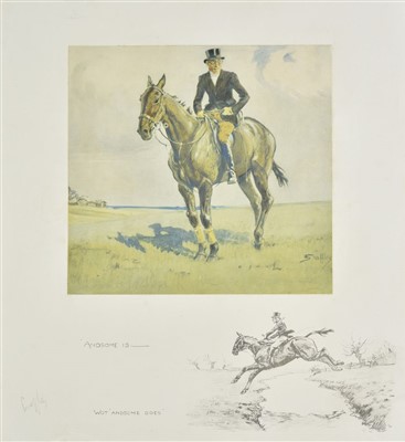 Lot 331 - Payne (Charles Johnston, 'Snaffles'). 'Andsome is - wot Andsome does', circa 1932