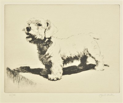 Lot 298 - Aldin (Cecil, 1870 - 1935). 'I'm Ready', Portrait of a Sealyham