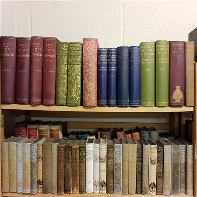 Lot 511 - Italy. A large collection of late 19th & early 20th century Italian history, travel & literature reference