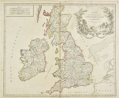 Lot 20 - British Isles. A collection of fourteen maps, 18th & 19th century