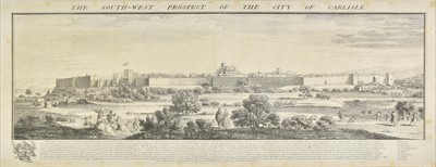 Lot 124 - Topographical views. A mixed collection of twenty-five views and plans, mostly 18th & 19th century