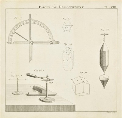 Lot 183 - Hauy (Rene-Just). Traité de minéralogie …  Publié par le Conseil des mines, 5 volumes, Paris, 1801
