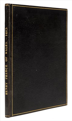 Lot 231 - Davies (John). The Muses-Teares for the Losse of Henry, Prince of Wales, 1613