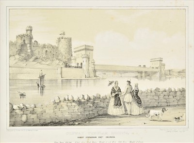 Lot 177 - Wales & Chester. A composite album of topographical views, 19th century