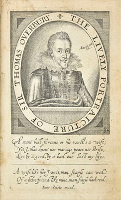 Lot 241 - Overbury (Sir Thomas). His Wife ... The tenth impression augmented, 1618