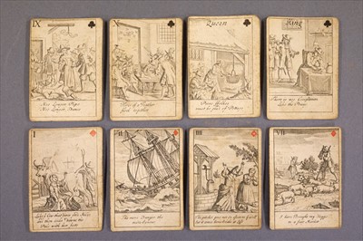 Lot 543 - Playing Cards. Proverbial Cards, [John Lenthall], between 1718 & 1744