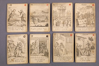 Lot 543 - Playing Cards. Proverbial Cards, [John Lenthall], between 1718 & 1744
