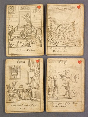Lot 543 - Playing Cards. Proverbial Cards, [John Lenthall], between 1718 & 1744