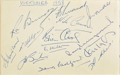 Lot 369 - Cricket Autographs. Album, 1950s-70s