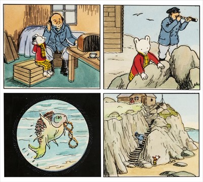 Lot 664 - Bestall (Alfred Edmeades, 1892-1986). Rupert and the Sea Serpent, 1978