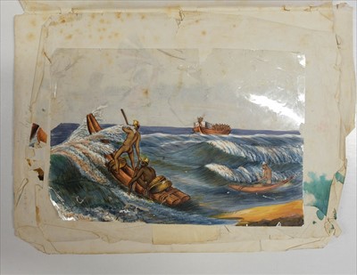 Lot 16 - Company School. Set of 16 Indian mica paintings, possibly Madras or environs, c.1850-80