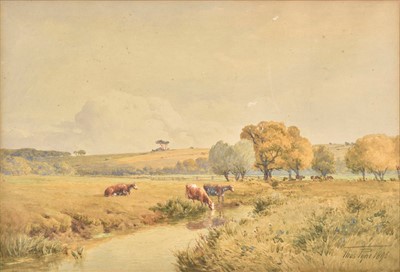 Lot 126 - Watercolours & prints. A mixed collection of approximately 220 items, mostly 20th century