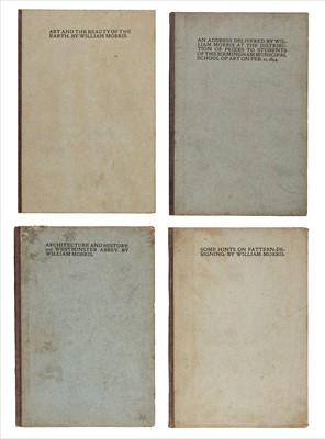 Lot 186 - Morris (William). Art and the Beauty of the Earth, 1898