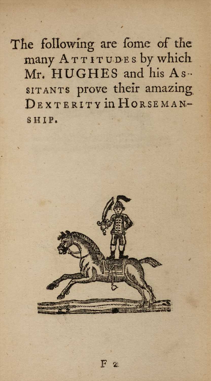 Lot 572 - Newbery (Francis, publisher). The Compleat Horseman, by Charles Hughes, 1st edition, 1772