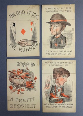 Lot 571 - Moveables & Transformation Pictures. A moveable comic Valentine, circa 1870