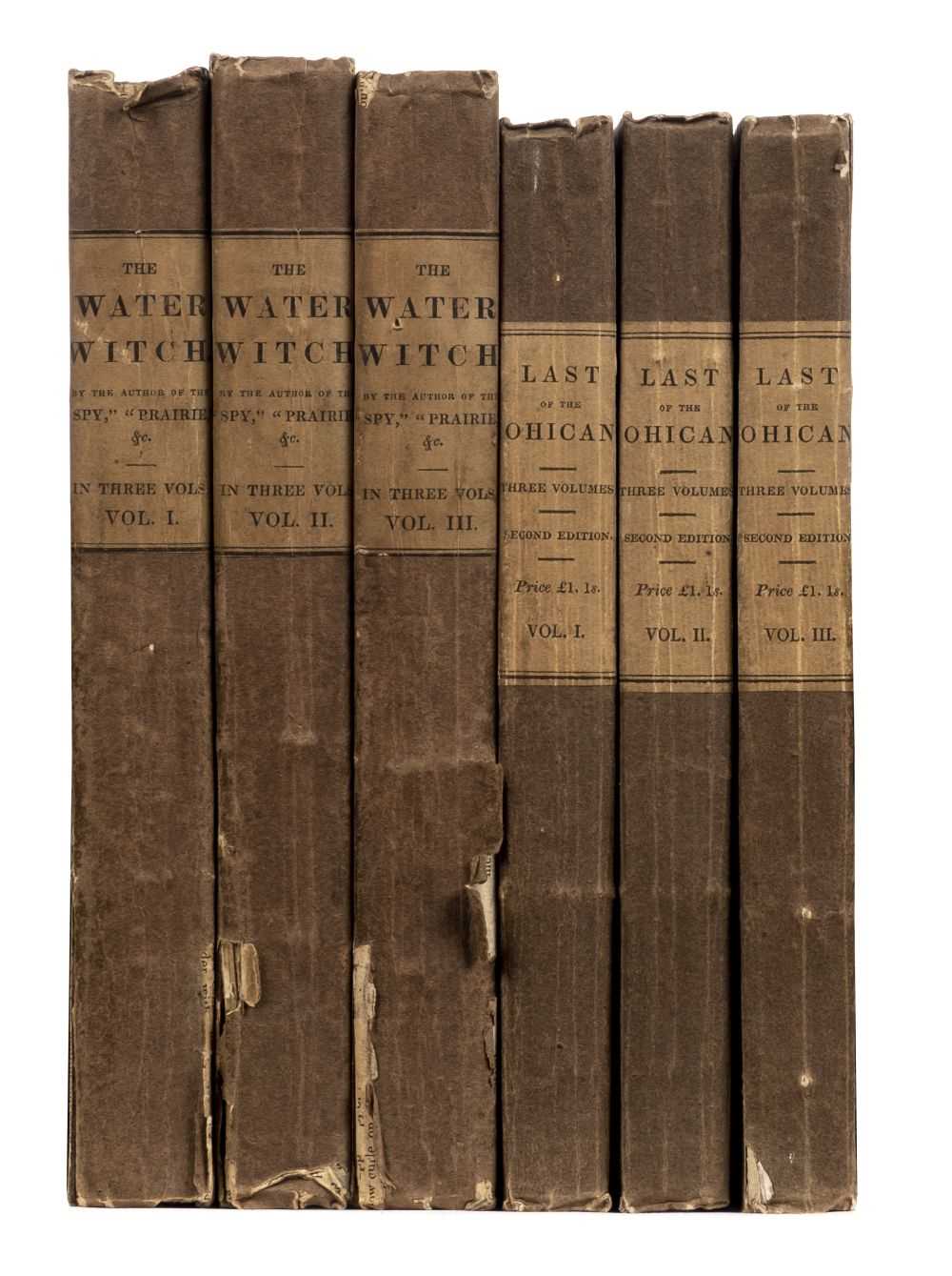 Lot 557 - Cooper (James Fenimore). The Water Witch, 3 volumes 1st UK edition, 1830