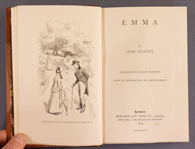 Lot 526 - Austen (Jane). [The Novels],  illustrated by Hugh Thomson and Charles E. Brock, 1899-1901