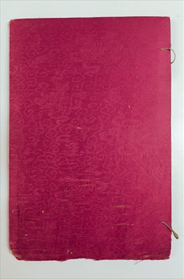 Lot 15 - Chinese Export School. Album of warrior pith paintings, Yut Shing, Canton, 19th century