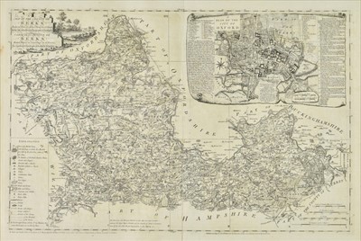 Lot 6 - Berkshire. A Topographical Survey of the County of Berks ... by John Rocque, 1st edition, 1761