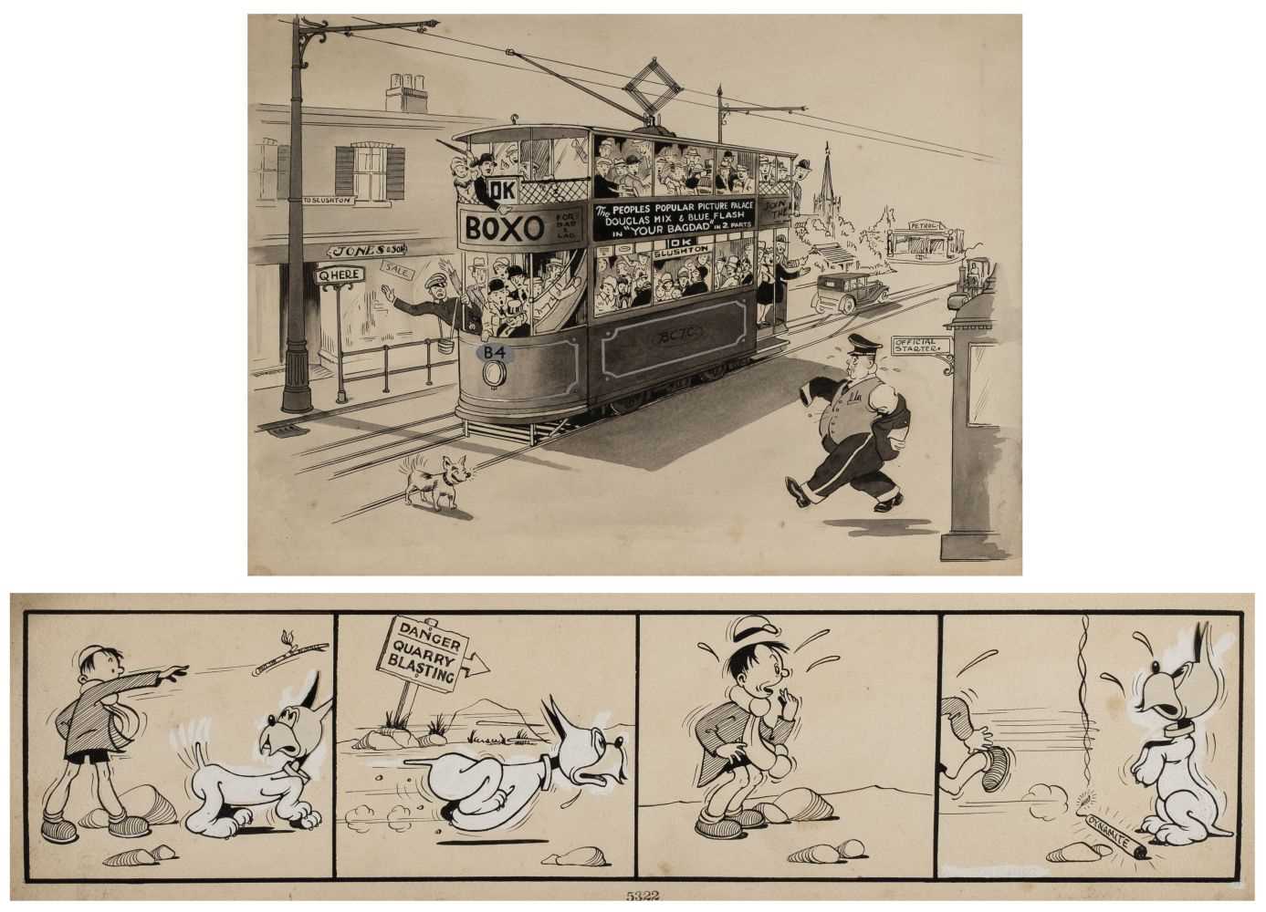 Lot 668 - Fisher (Walkden, 1913-1979). A collection of approx 80 pieces of original artwork, circa 1940s/1950s