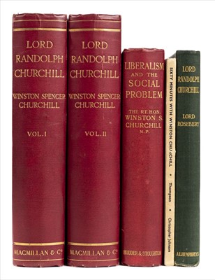 Lot 153 - Churchill (Winston Spencer). Lord Randolph Churchill, 2 volumes, 1st edition, Macmillan & Co., 1906