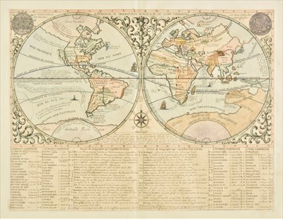 Lot 87 - World. Chatelain (Henry Abraham), Mappemonde..., 1719