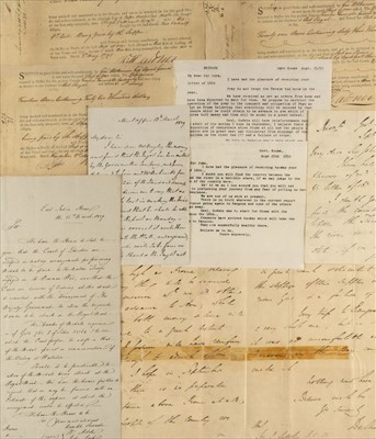 Lot 19 - Dalhousie (James, 1st Marquess of). Two autograph letters on the annexation of Burma, 1852, & others