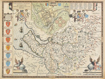 Lot 18 - Cheshire. Speed (John), The Countye Palatine of Chester..., 1616