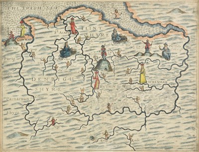 Lot 23 - Drayton (Michael). North Wales & Warwickshire, circa 1622