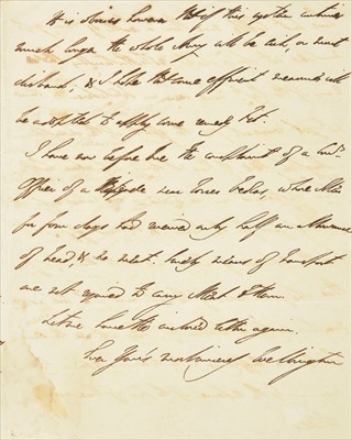 Lot 386 - Wellington (Arthur Wellesley, 1st Duke, 1769-1852).