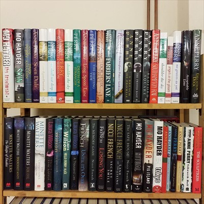 Lot 470 - Modern Fiction. A large collection of female author modern crime fiction