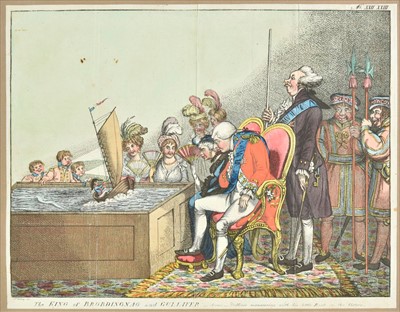 Lot 97 - Caricatures. A collection of twenty caricatures, 19th century