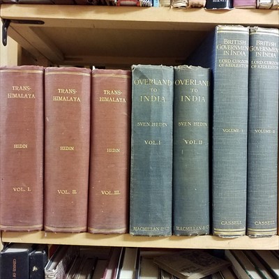 Lot 482 - Hedin (Sven). Trans-Himalaya, discoveries and adventures in Tibet, 3 volumes, 1909