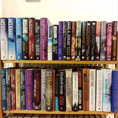 Lot 485 - Detective Fiction. A collection of modern female author detective & crime fiction