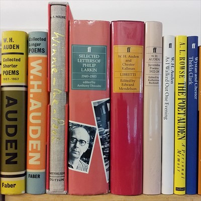 Lot 498 - Auden (W.H.). Collected Shorter Poems 1927-1957, 1st edition, 1966