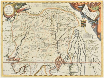 Lot 47 - India. Coronelli (Vincenzo Maria), Impero Del Gran Mogol, circa 1700