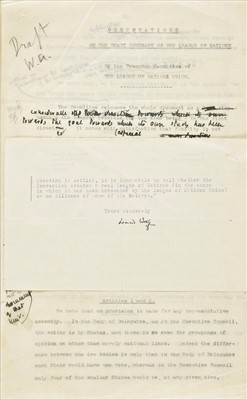 Lot 890 - Woolf (Leonard, 1880-1969). Typed letter signed, 'Leonard Woolf', Richmond, 22 February 1919