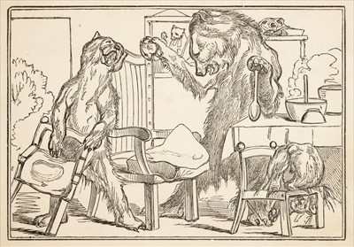 Lot 574 - Nicol (George). The Story of the Three Bears, 1st separate edition, Porter and Wright, 1837