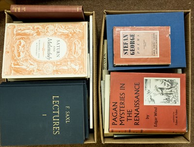 Lot 142 - Saxl (Fritz). Lectures, 2 volumes, Warburg Institute, University of London, 1957, and others