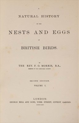 Lot 75 - Morris (Francis Orpen). A Natural History of the Nests and Eggs of British Birds, 3 volumes
