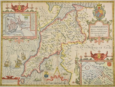 Lot 101 - Carnarvonshire. Speed (John), Caernarvon..., 1676