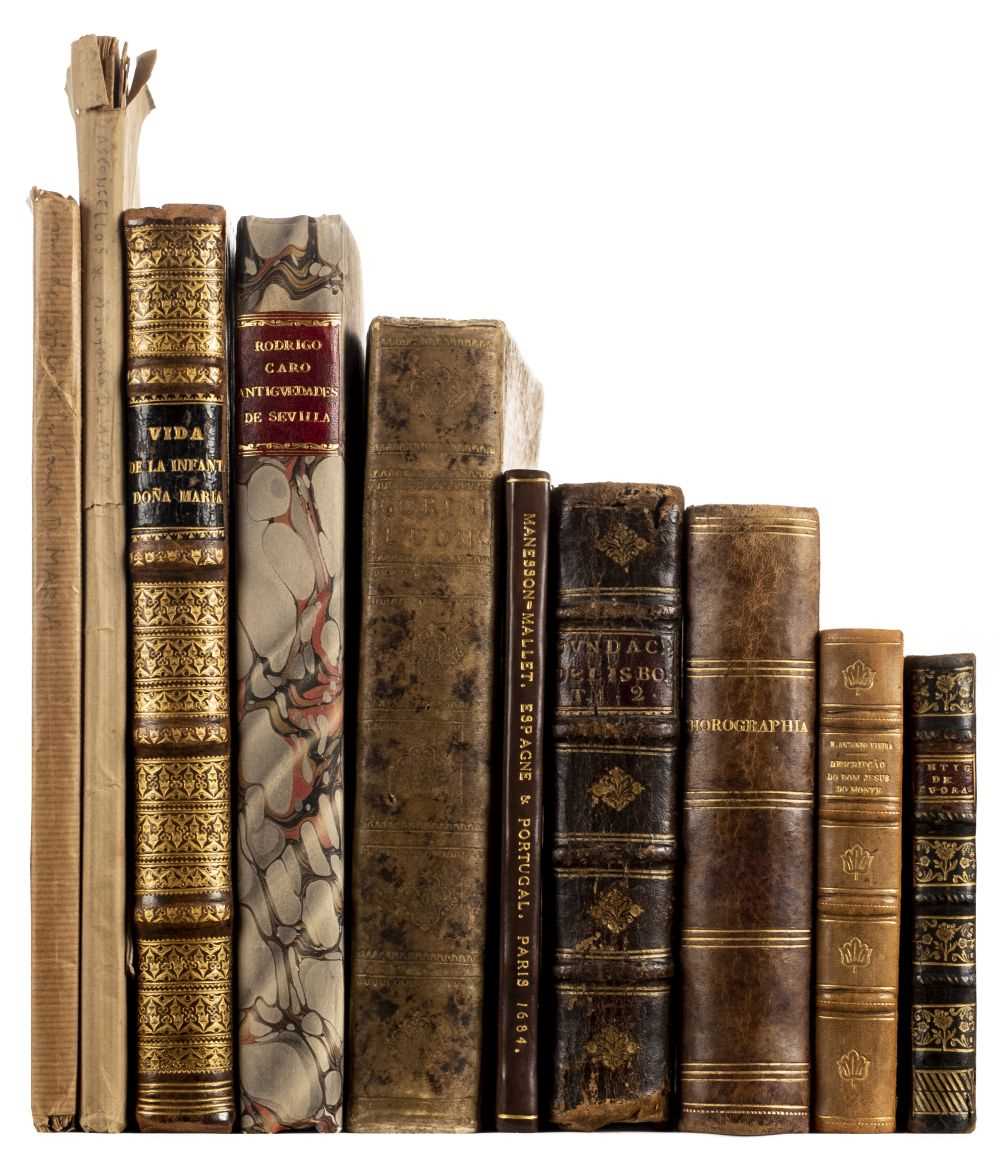 Lot 5 - Azevedo (Luiz de). Fundaçaõ de Lisboa, 2nd edition, 1753, & 9 others including Iberian imprints