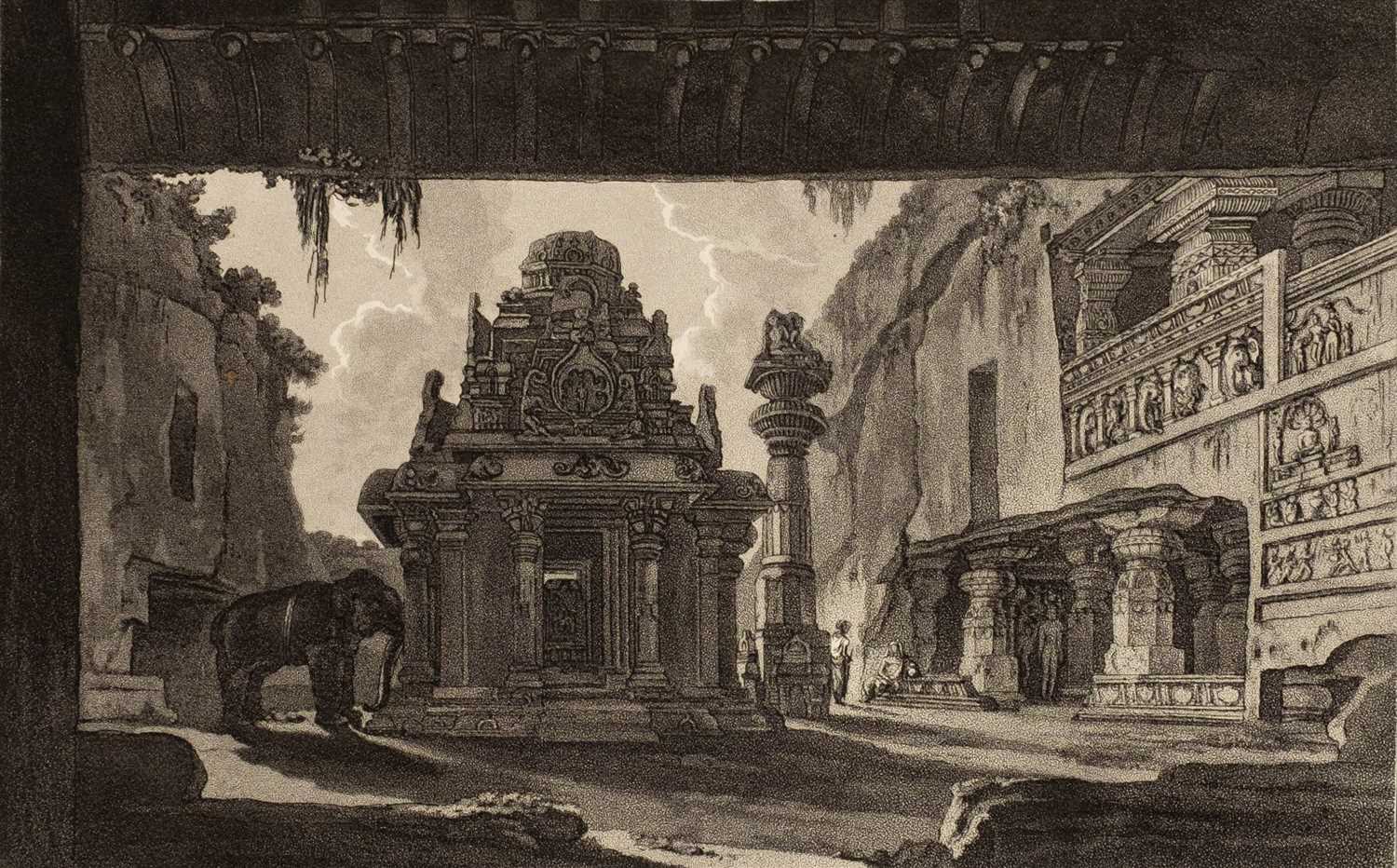 Lot 20 - Daniell (Thomas & William). Hindoo Excavations in the Mountain of Ellora, 1816