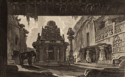 Lot 20 - Daniell (Thomas & William). Hindoo Excavations in the Mountain of Ellora, 1816