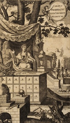 Lot 296 - Jüngken (Johann Helfrich). Corpus pharmaceutico-chymico-medicum universale, 3rd edition, 1723