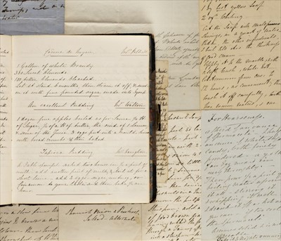 Lot 228 - Manuscript Cookery Book. A mid 19th century recipe book