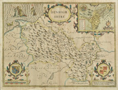 Lot 105 - Denbighshire. Speed (John),  Denbighshire, published Roger Rea, 1662