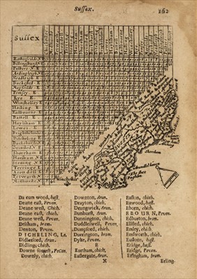Lot 65 - Jenner (Thomas). A Book of the Names of all the Parishes, 1668